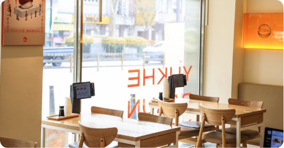 배달 수수료에 대한 부담 감소,트렌디한 인테리어로 내점 방문유도!
